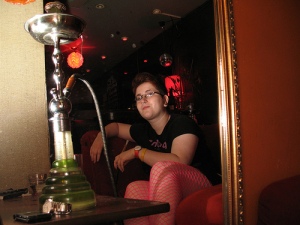 Smoking shisha at Kafeïn (photo by Flickr member sfllaw)